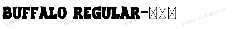 Buffalo Regular字体转换